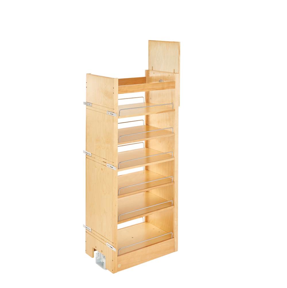 Rev-A-Shelf Wood Tall Cabinet Pull Out Pantry Organizer w/Soft Close