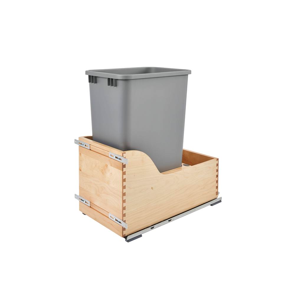 Rev-A-Shelf Wood Pull Out Trash/Waste Container w/Soft Close and Servo Drive System