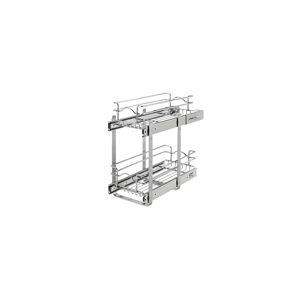 Rev-A-Shelf Two-Tier Bottom Mount Pull Out Steel Wire Organizer