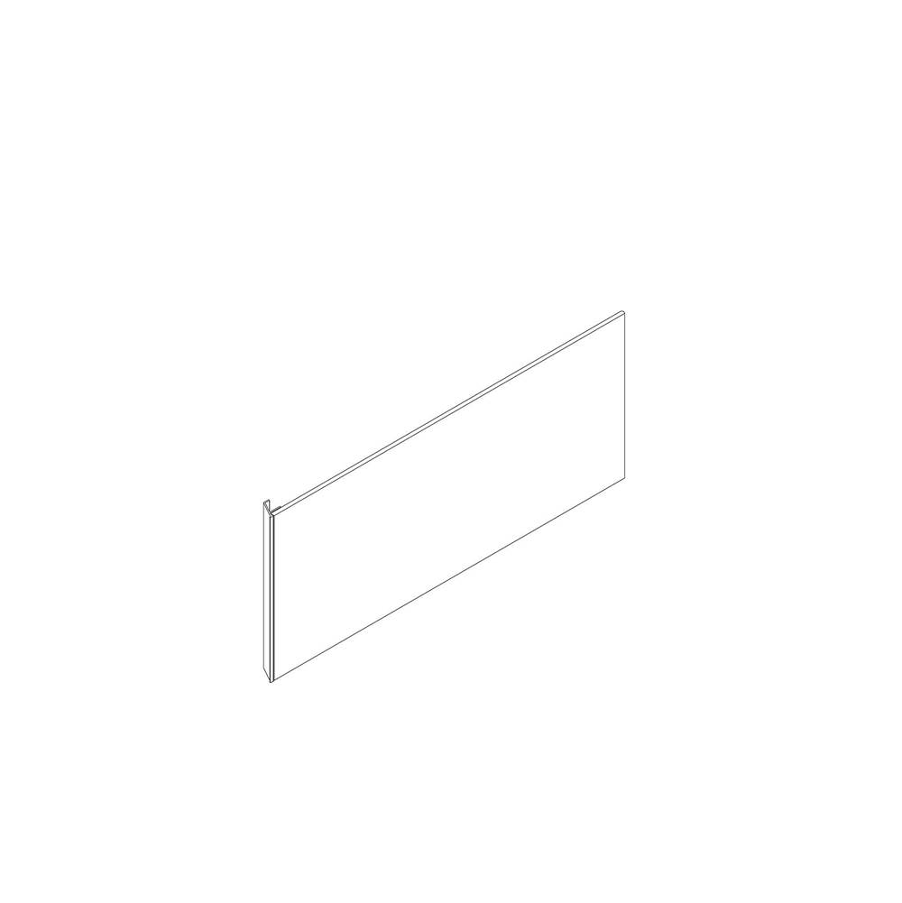 Robern Cartesian and Profiles Side Kit, 7-1/2'' H x 21'' D, Single Side Kit, Matte Black