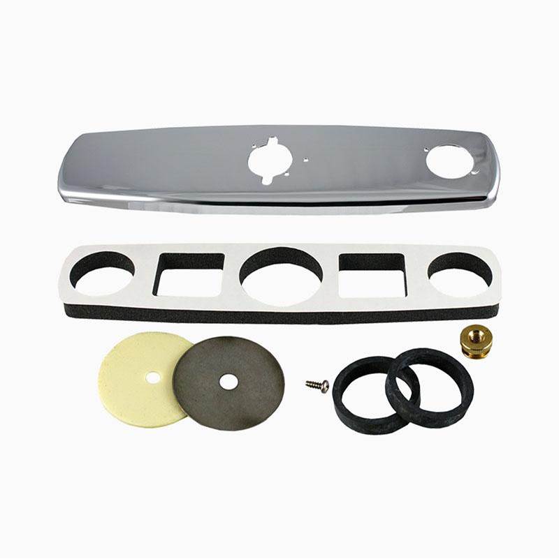 Sloan ETF432A CP TRIM PLATE KIT 8 IN CENT 2 HL