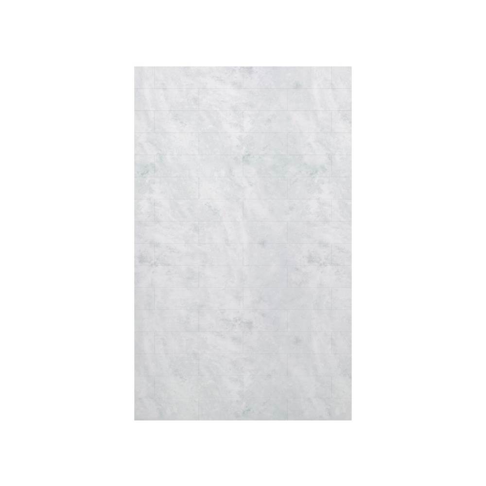 Swan MSMK-9662-1 62 x 96 Swanstone® Modern Subway Tile Glue up Bathtub and Shower Single Wall Panel in Ice