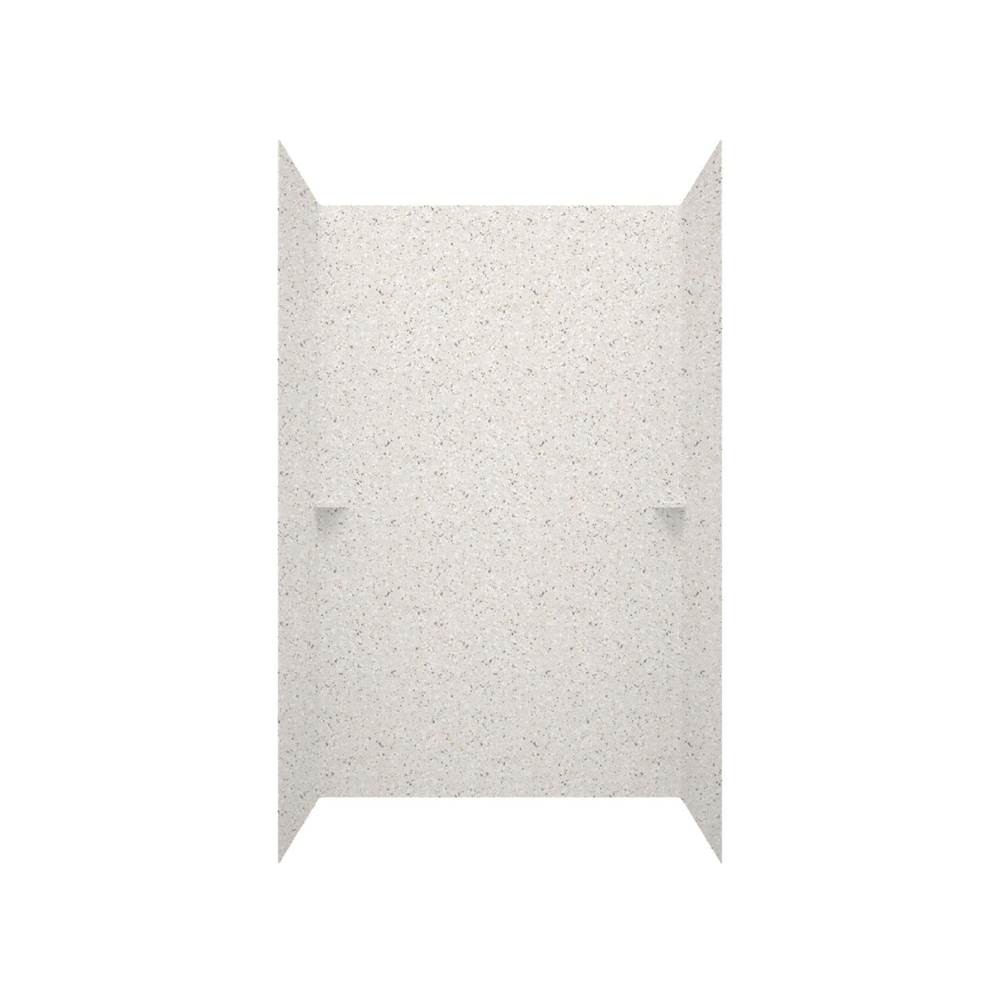 Swan SK-366296 36 x 62 x 96 Swanstone® Smooth Glue up Shower Wall Kit in Bermuda Sand