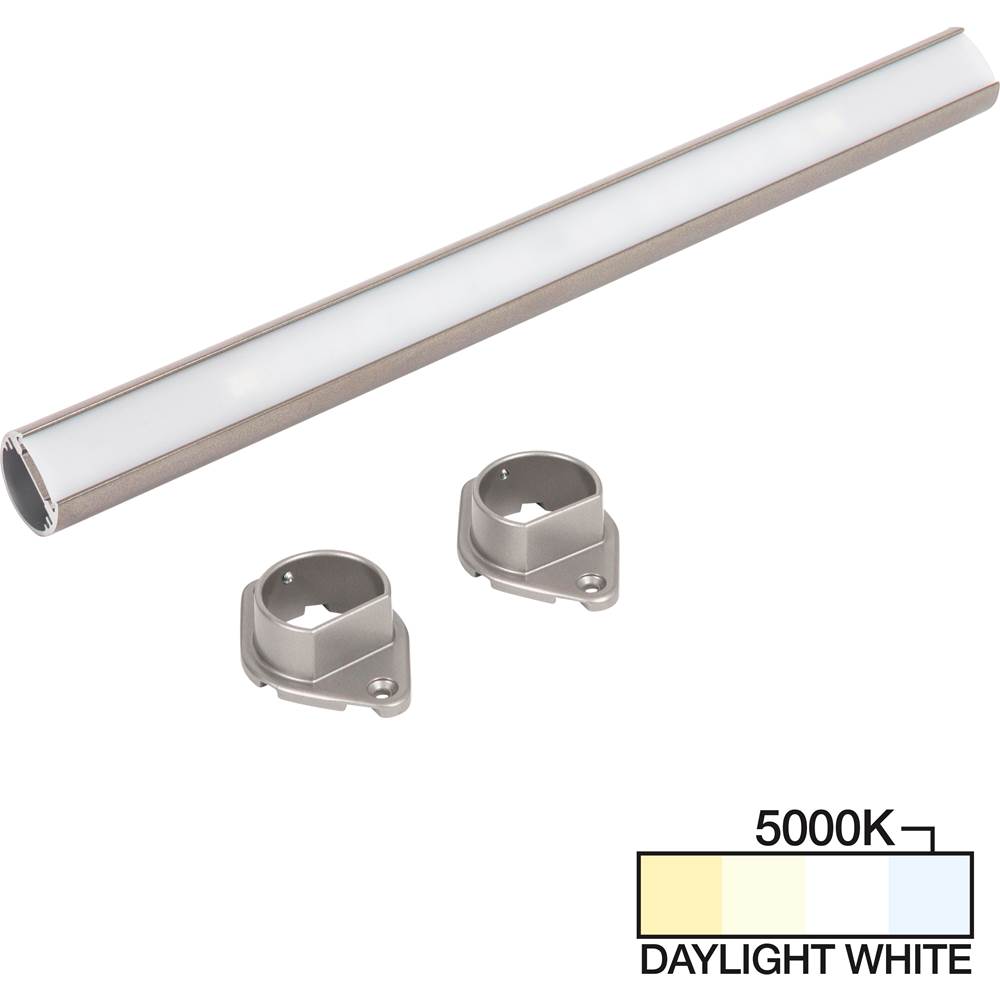 Task Lighting 78'' LED Lighted Closet Rod, Satin Nickel 5000K Daylight White