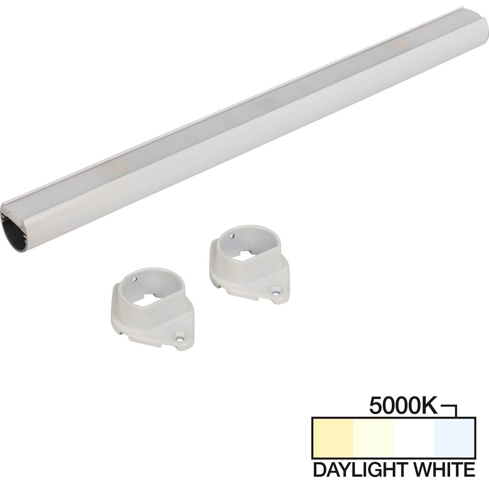 Task Lighting 24'' LED Lighted Closet Rod, White 5000K Daylight White
