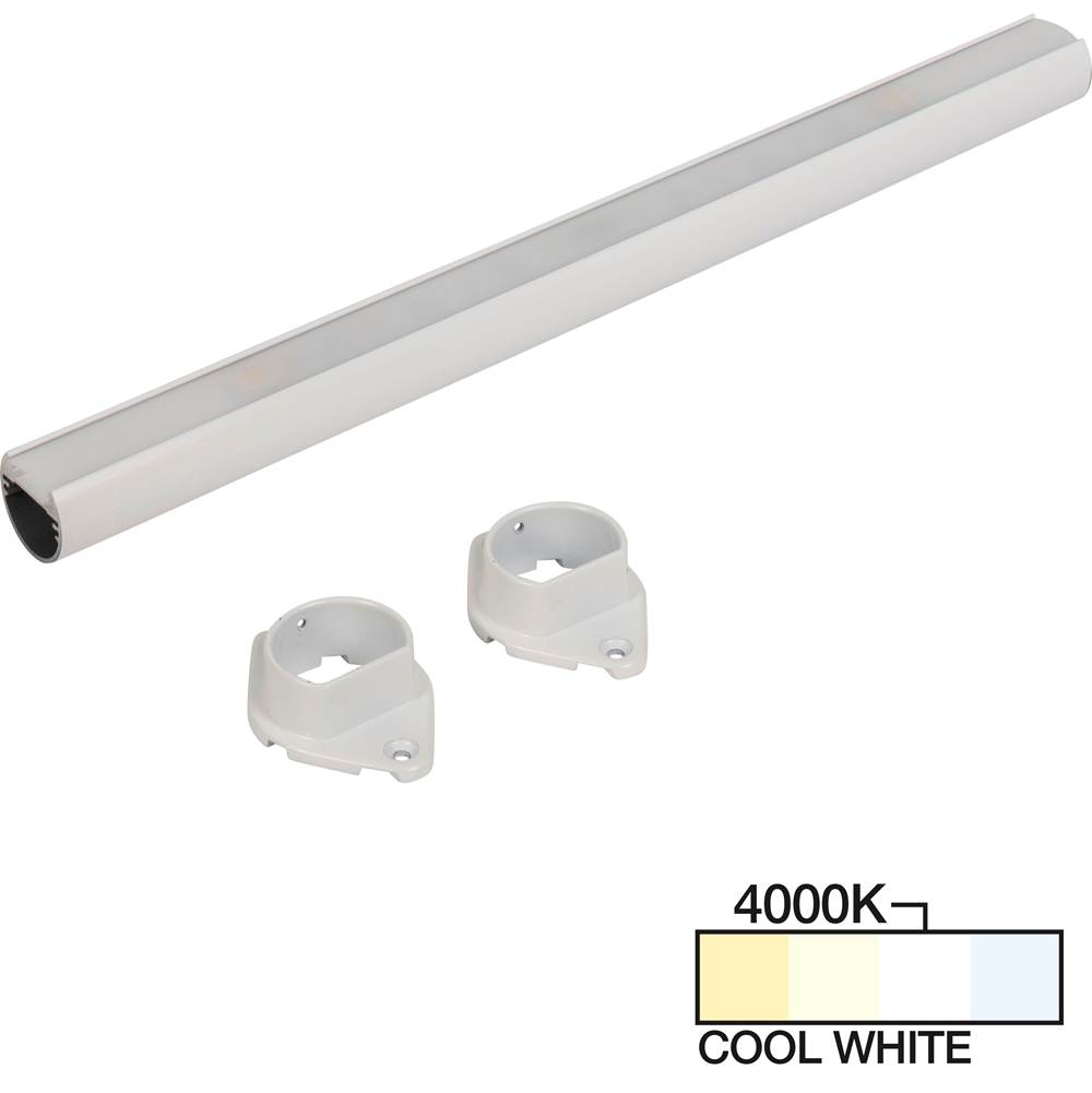 Task Lighting 90'' LED Lighted Closet Rod, White 4000K Cool White