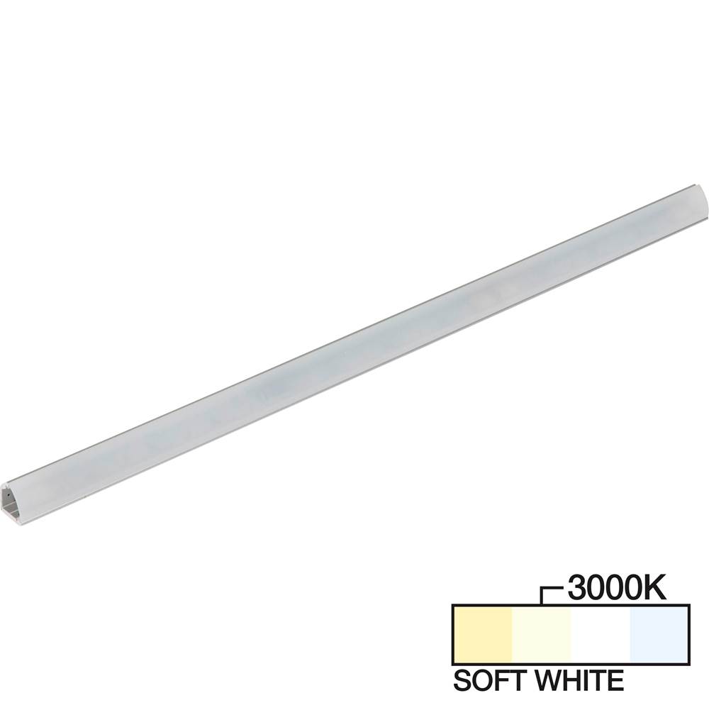 Task Lighting 36-3/4'' 1200 Lumen S Series Angled LED Strip Light, 3000K Soft White