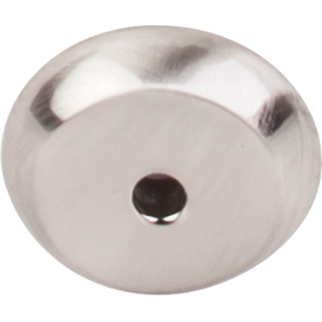 Top Knobs Aspen II Round Backplate 7/8 Inch Brushed Satin Nickel