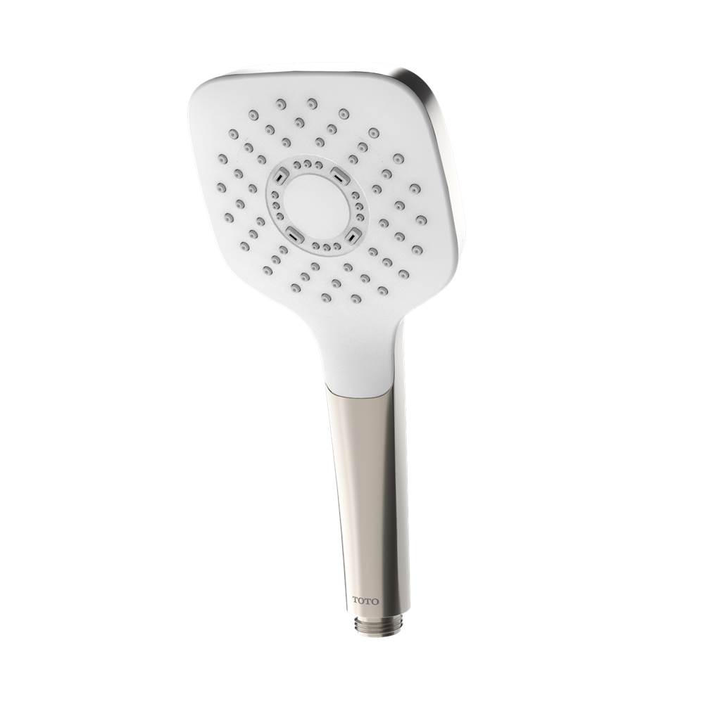 TOTO Toto® G Series 1.75 Gpm Single Spray 4 Inch Square Handshower With Comfort Wave Technology, Polished Nickel