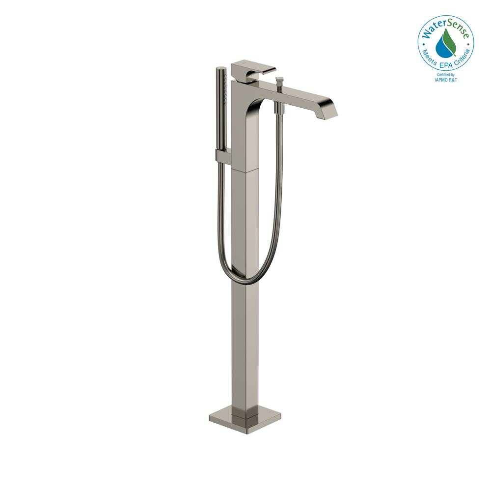 TOTO Toto® Gc Single-Handle Free Standing Tub Filler With Handshower, Polished Nickel