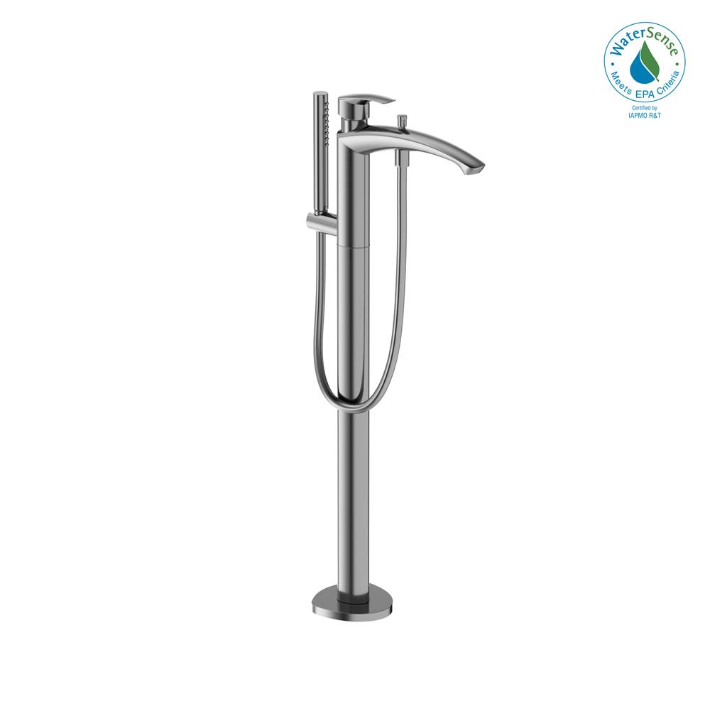 TOTO Toto® Gm Single-Handle Free Standing Tub Filler With Handshower, Polished Chrome