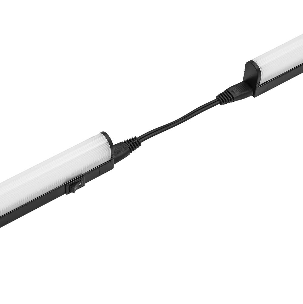 Tresco Lighting 120V 25 cm (10'') T5 Trescent LED Link Cord, Black