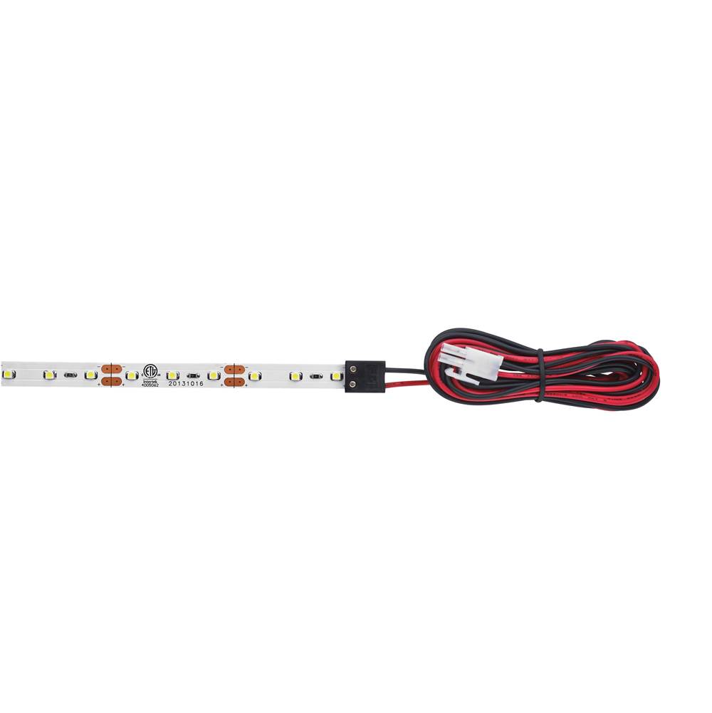 Tresco Lighting 12VDC 1.5W/FT 20' (6 m) FlexTape LED Strip Light, 2700K
