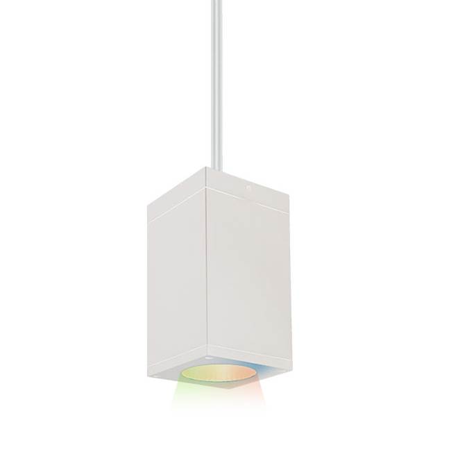 WAC Lighting Cube Architectural 5'' LED Color Changing Pendant