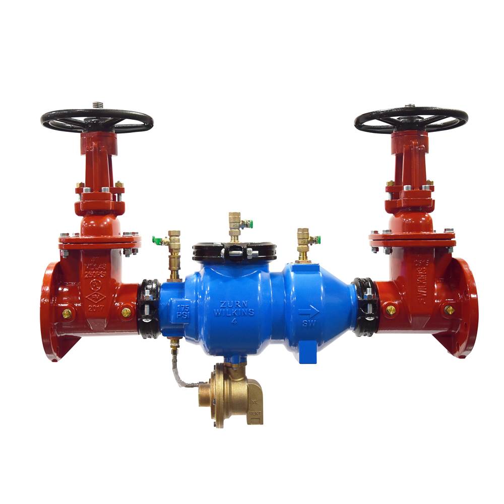 Zurn Industries 6'' 375A Reduced Pressure Principle Backflow Preventer With OsAndY Gate Valves