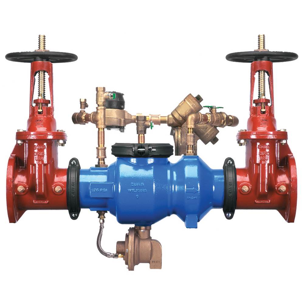 Zurn Industries Reduced Principle Detector Assy, Grooved Body, Grooved x Grooved, Less Gate Valves, Less Meter