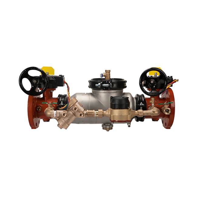 Zurn Industries 6'' 350Astda Double Check Detector Backflow Preventer With Post Indicator And OsAndY Gate Vlvs
