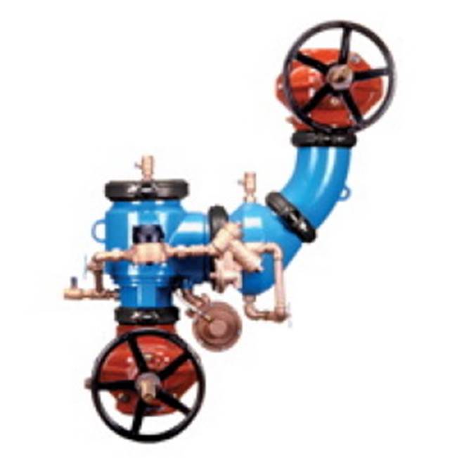Zurn Industries Reduced Principle Detector Assy, Vertical, Grooved x Grooved, Less Gate Valves