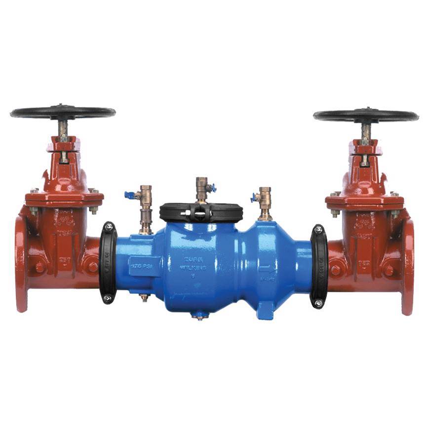 Zurn Industries 3'' 350A Double Check Backflow Preventer, With OsAndY Gates, Flg X Flg
